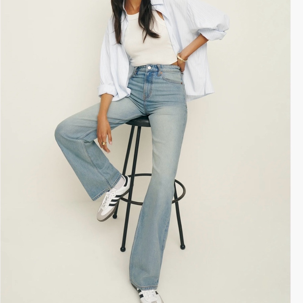 REFORMATION Wilder High Rise Wide Leg Jean